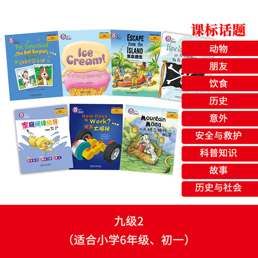 大猫英语分级阅读九级组套(含九级1.2.3)(适合小学六年级.初一) 商品图3