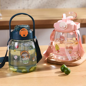 【赠品】萌趣胖肚可爱1300ml水杯