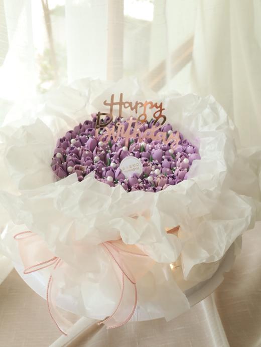 紫色系花束蛋糕 商品图13