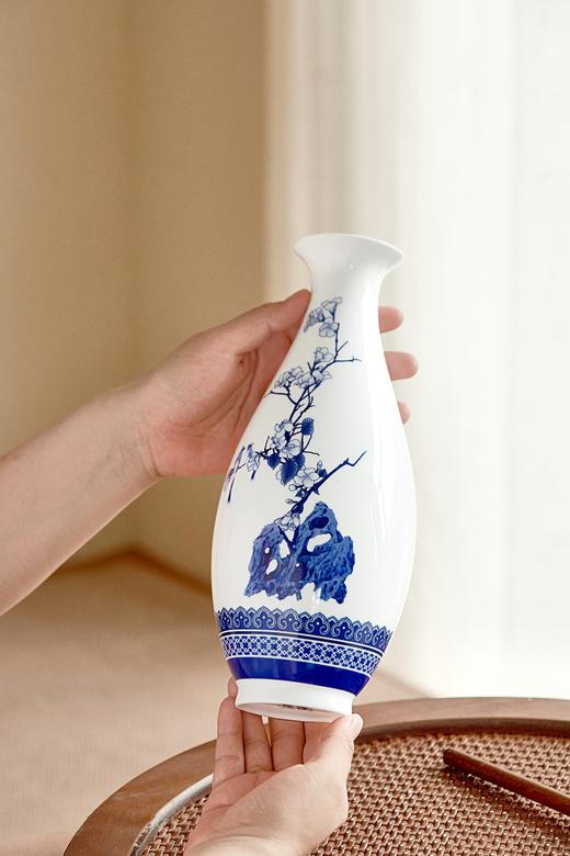 富玉  陶瓷花瓶卧室陶瓷器中式居家装饰品花瓶-玉兰瓶 商品图3