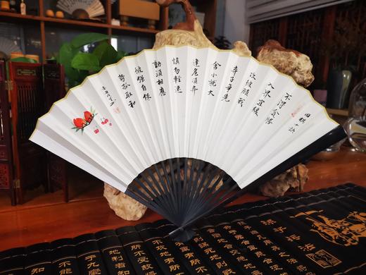 围棋书画 |  手绘书画扇（可定制） 商品图4