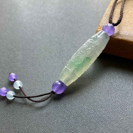 冰种飘阳绿翡翠大勒子 商品图0