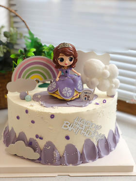 双面苏菲娅和恐龙奶油蛋糕 下单前请仔细阅读商品详情