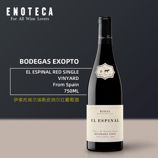 伊索托酒庄埃尔埃斯皮纳尔红葡萄酒 EL ESPINAL RED SINGLE VINYARD 750ml 商品图0