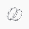 卡蒂罗KADER 面面相思情侣对戒 光面素圈戒指 经典大气甜蜜饰爱 S925银 戒指 男女同款情侣款 银白色 商品缩略图0