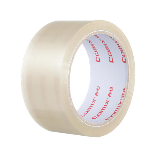 【仅供集采】齐心宽胶带透明大号加宽大卷快递打包封箱带封口包装打包机胶布4.5CM-6CM宽胶纸批发6卷/筒 商品图1