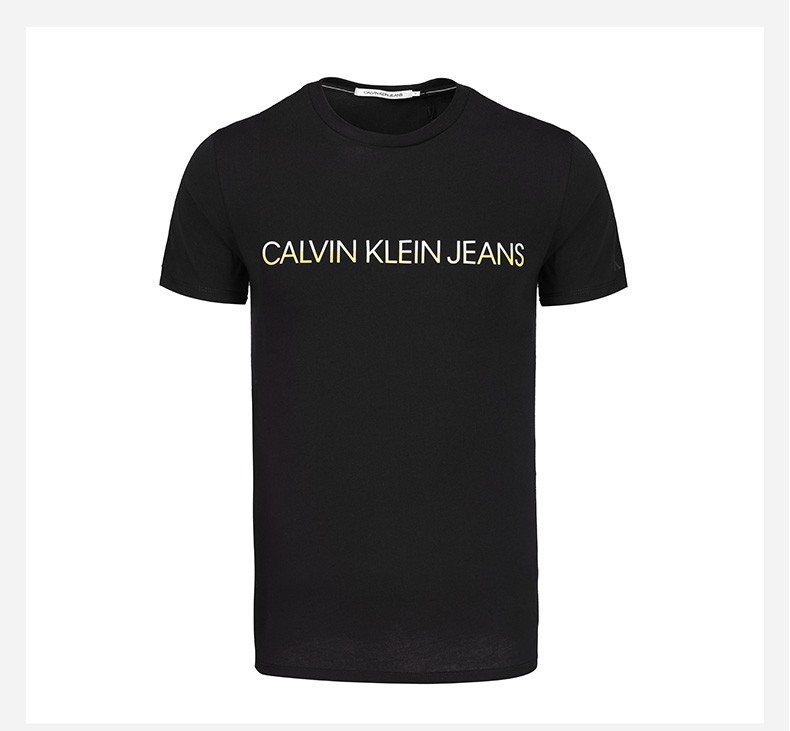 凯文克莱(Calvin Klein)CK男装 男士圆领短袖字母T恤 99303