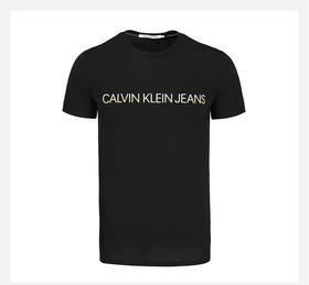 凯文克莱(Calvin Klein)CK男装 男士圆领短袖字母T恤 99303