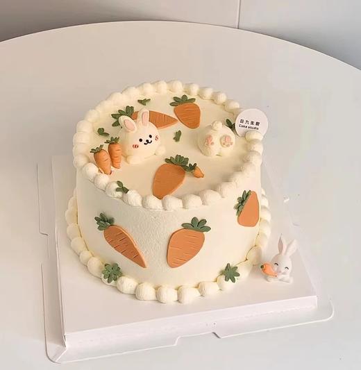 【生日蛋糕】小兔子胡萝卜 商品图0