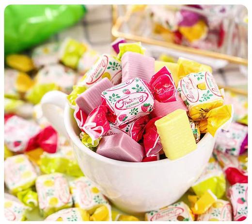 【中欧班列精选】俄罗斯KDV巧克力威化糖水果软糖500g/袋  正品保证 商品图7