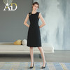 高端无袖西装连衣裙女显瘦a字裙时尚赫本风小黑裙气质OL职业装 商品缩略图0