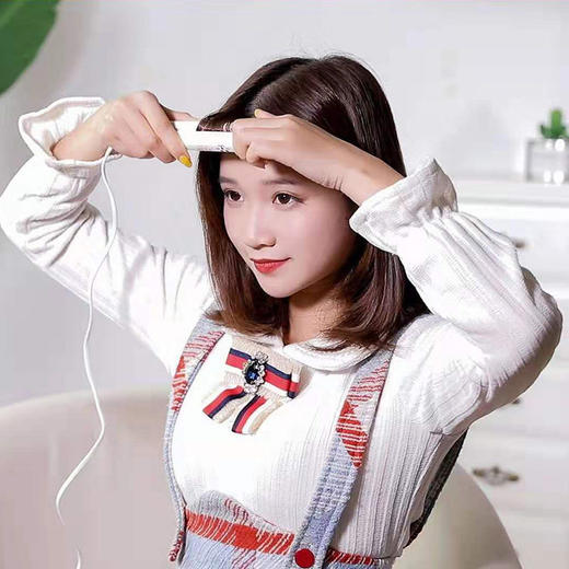 迷你电夹板女直发卷发两用直板夹学生空气刘海卷发棒懒人神奇熨板 商品图7