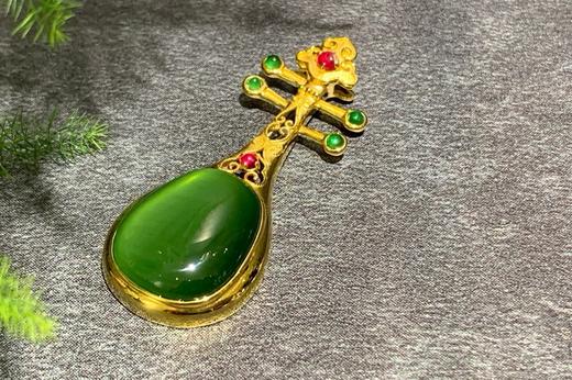 【御珠宫坊】金镶碧玉琵琶 商品图5