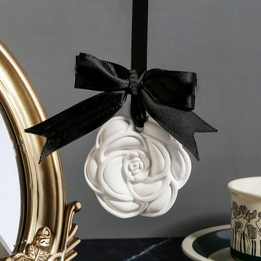 小象山茶花衣柜香薰 I 衣橱石膏香片家用卧室内持久留香氛房间熏香除味车载香挂 商品图1