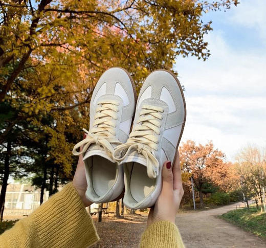 628-6岁月带不走的鞋柜 MM6黄胶底德训鞋 夏天不闷热 商品图0