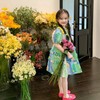新款女童田园油画风连衣裙夏装新款女孩渐变色公主裙儿童短袖裙子 商品缩略图1