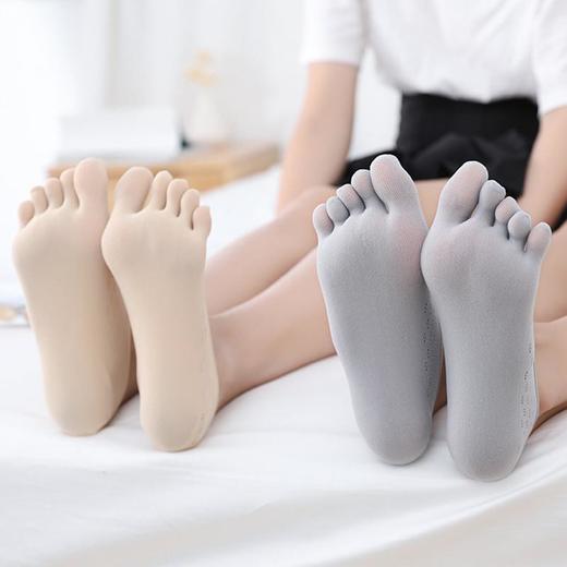 【五双装！天鹅绒五指隐形袜】镂空透气，防滑硅胶蕾丝袜，超百搭，怎么穿都好看，分趾瑜伽运动袜高跟鞋袜女士袜子 商品图3