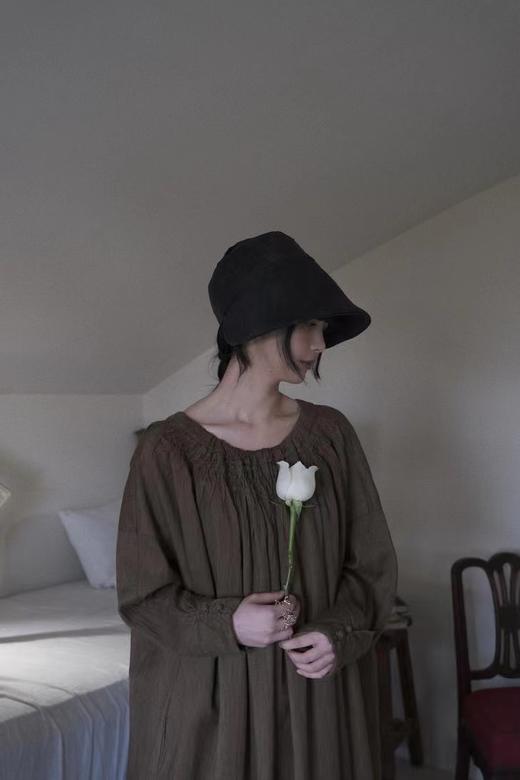 Kreuzzz  原色/黑色heia拉菲草侍女帽 商品图11