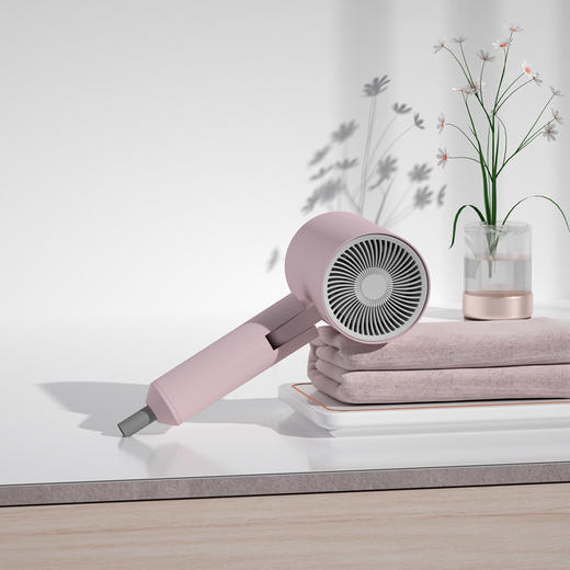 【高颜值 负离子吹风机】Lowra rouge罗拉吹风机CL-202 低辐射负离子护发电吹风筒 陶瓷远红外速干 可折叠 孕妇可用 商品图4