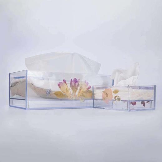 日本制押花亚克力餐巾纸盒（大） 商品图1