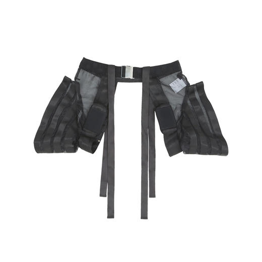 谜底2022夏季新款设计小众造型感泡泡袖马甲女222MM0739 商品图0