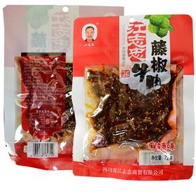江志忠藤椒牛肉干麻辣味72g【新老包装随机发货】