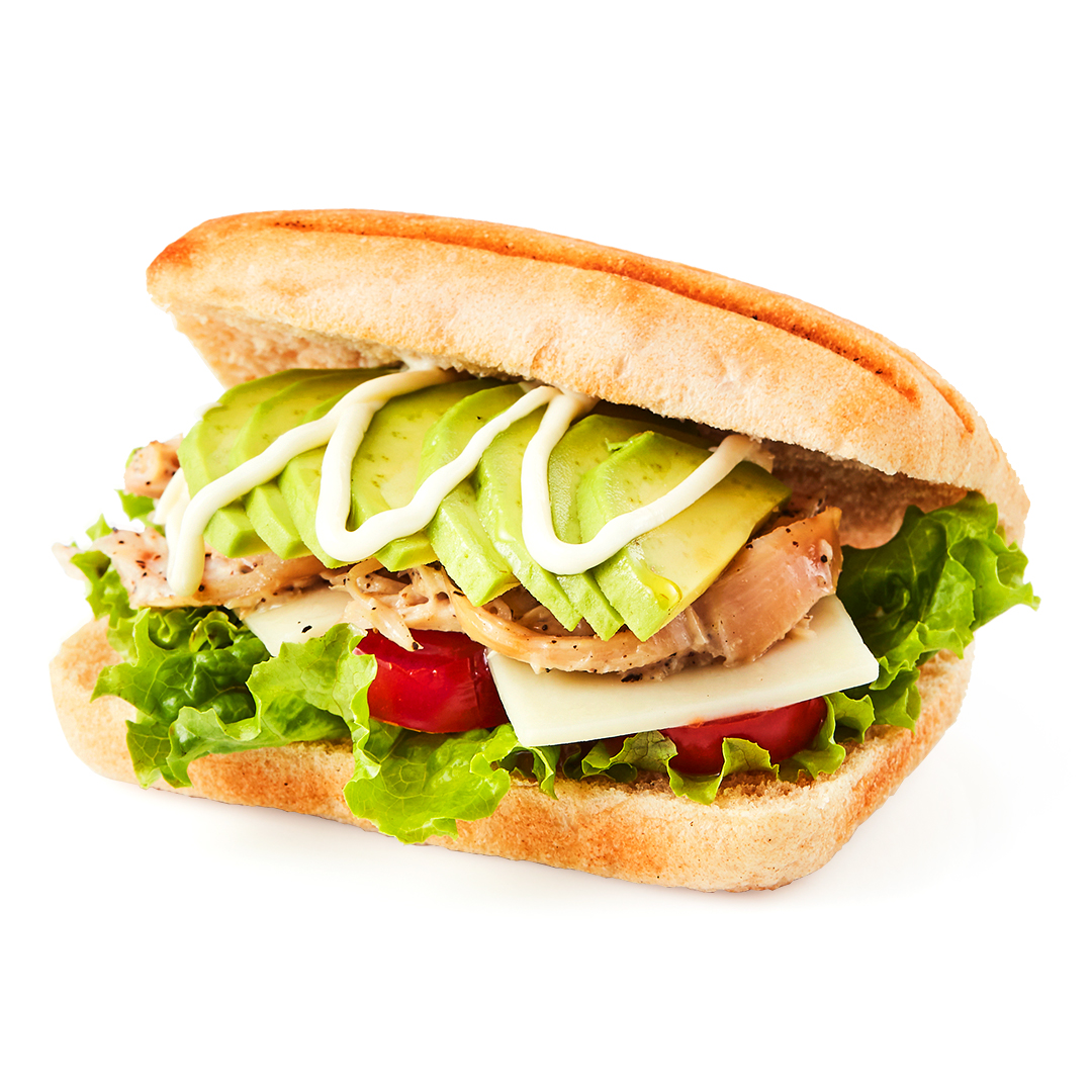 牛油果鸡胸肉帕尼尼