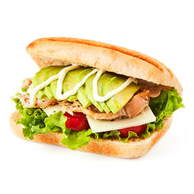 牛油果鸡胸肉帕尼尼