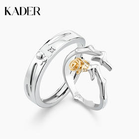 小王子与玫瑰情侣对戒×繁星之所以美丽