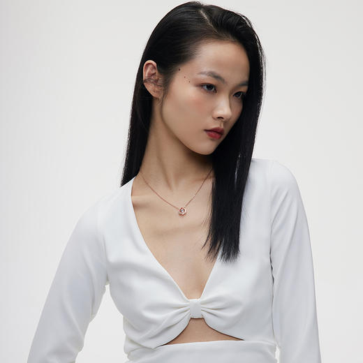 KADER卡蒂罗 心动独角兽项链 S925银 轻奢小众设计高级时尚感锁 梦幻灵动甜美 原创设计闪耀银河 项链 女款 送女友送闺蜜 商品图6