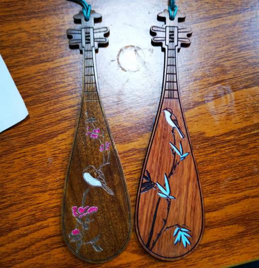 琵琶木质书签（配件） 商品图0