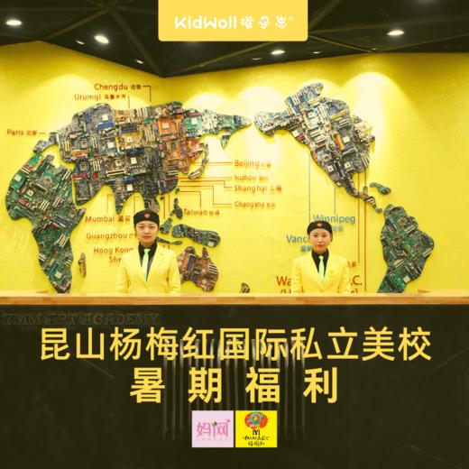 暑期福利 | 昆山杨梅红国际私立美校，原价480元/2次课，仅需69.9元；艺术启蒙，学习绘画创作、时装设计、原创动漫设计、国画书法...掌握美学规律，启发创意建立自信！2-16岁可报名，昆山三大校区 商品图0