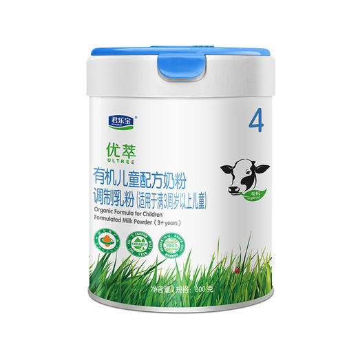 君乐宝有机优萃儿童配方奶粉 4段 800g 商品图0