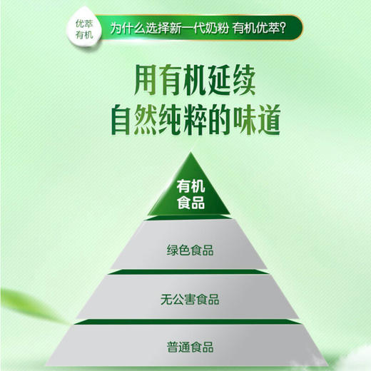 君乐宝有机优萃儿童配方奶粉 4段 800g 商品图2