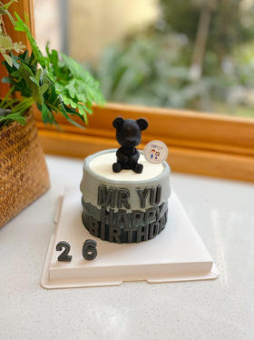 四寸熊奶油蛋糕 下单前请仔细阅读商品详情