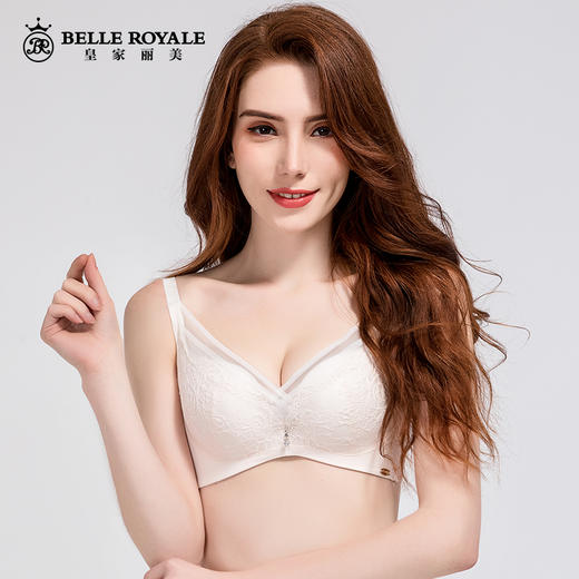 【秒杀品不退不换】小胸显大经典款❗皇家丽美唯美浪漫复古蕾丝无钢圈文胸内衣WW908-3 商品图3