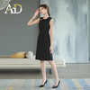 高端无袖西装连衣裙女显瘦a字裙时尚赫本风小黑裙气质OL职业装 商品缩略图1