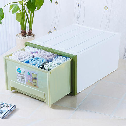 【清仓】茶花 收纳柜抽屉式收纳箱整理箱子收纳盒28791k 1个装 商品图4