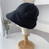 渔夫帽女夏可扎马尾遮阳帽韩版百搭防晒遮脸鸭舌帽薄款棉布太阳帽 商品缩略图5