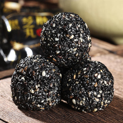 s 西域皇后新疆黑芝麻丸500克/袋  独立小袋黑芝麻球整粒芝麻零食 商品图3