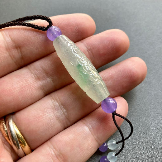 冰种飘阳绿翡翠大勒子 商品图6