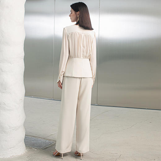 职业装长袖衬衣女早秋新款时尚气质商务正装衬衫OL套裤工作服 商品图4