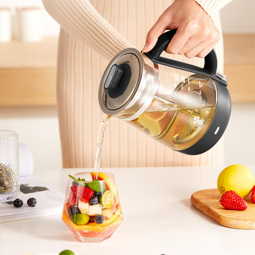 【煮茶神器】鸣盏 全自动多功能喷淋式煮茶壶 0.8L玻璃电热水壶（京东天猫同款） 商品图3