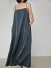 Semplicita | U14 雾霾蓝吊带连衣裙 商品缩略图2