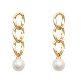 Pearl moments 闪光金 巴洛克耳环