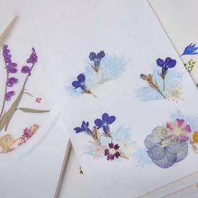 日本制押花贺卡