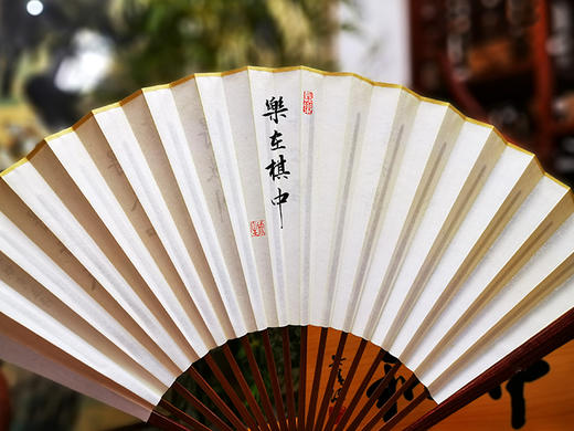 围棋书画 |  手绘书画扇（可定制） 商品图8