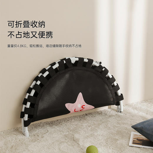 灵猫 儿童织带蹦蹦床灵猫家用室内跳跳床家庭折叠弹跳床 商品图4