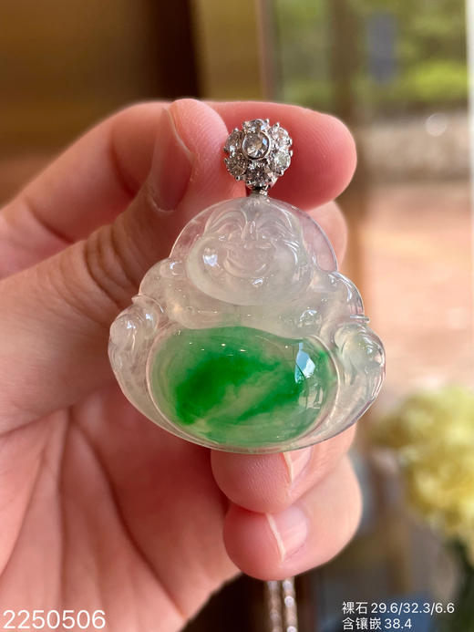 2250506，冰飘翠佛公吊坠，59999 商品图8