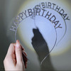 女神氛围感happybirthday水钻发箍 商品缩略图0